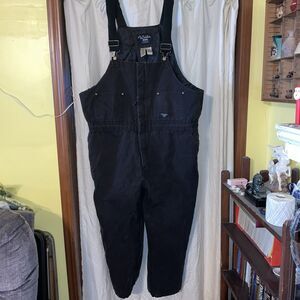 Walls Workwear Men’s Insulated Overalls Size 2XL Black Outdoors Welding Warmth